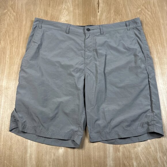 ExOfficio Insect Repel Mens 100% Nylon Shorts Gray Size 40 Cargo Pockets Hiking - Picture 1 of 7